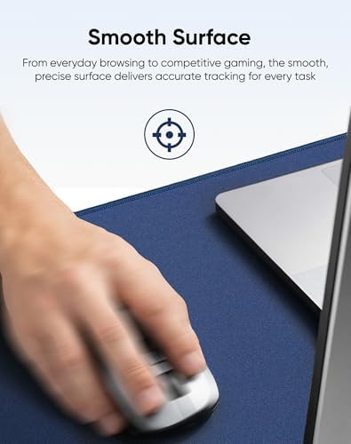 Reniteco Waterproof Large Office & Gaming Mouse Pad, 27.6" x 11.8" x 0.12"