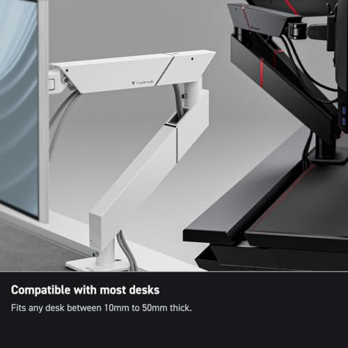 Secretlab Magnus Single Monitor Arm Black - C-clamp Mount, VESA 75/100