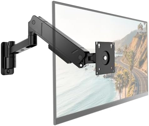 monTEK Heavy Duty Monitor Wall Mount for 17-45" Screens, Holds 35 Lbs