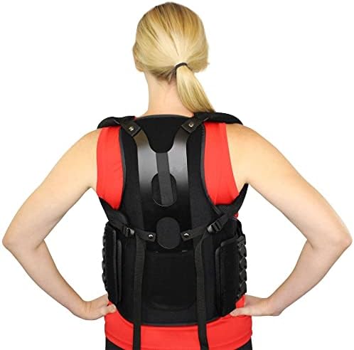 TLSO Full Back Brace - Scoliosis Kyphosis Posture Support L0457