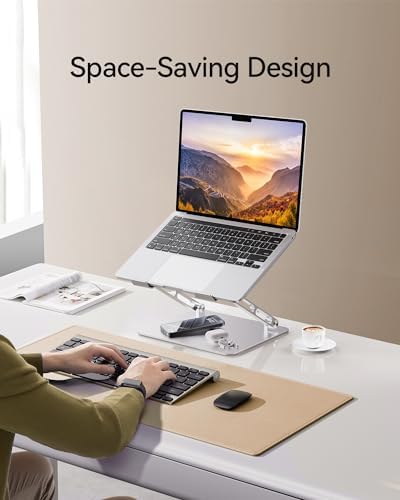 Orlian Adjustable Aluminum Laptop Stand for MacBook Air Pro Neo 10-17.3''