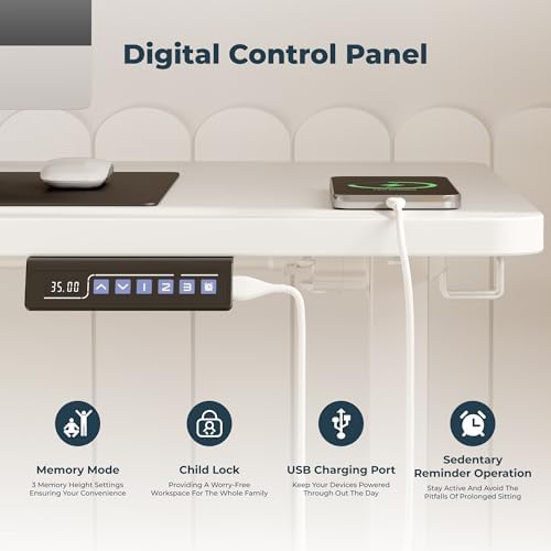 55''x 24'' Standing Desk Electric Adjustable for Home Office