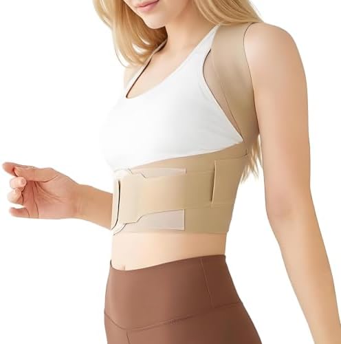 Posture Corrector for Women – Invisible Lightweight Back Support Brace, L