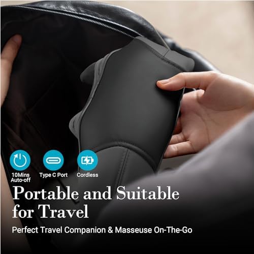 CuPiLo Cordless Neck and Shoulder Massager with Heat