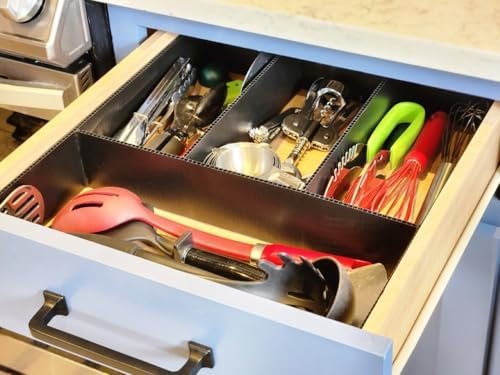 DRAWER DADDY Customizable Grid Drawer Dividers, Cut to Fit Organizer