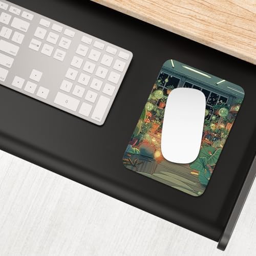 Small Mouse Pad, Mini Mouse Pad 6 x 8 Inch, Thick Rubber Waterproof Mouse Mat, Cute Mousepad for Women Men Wireless Mouse Laptops Home Office, Frog