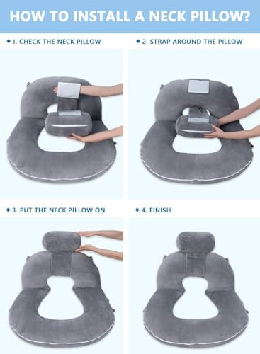 INSEN Reading Pillow, Back Pillow for Sitting in Bed and Couch, Gaming Pillow for Adults, Sit Up Support for Bed