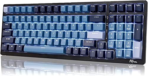 RK ROYAL KLUDGE RK98 Wireless Mechanical Keyboard, 3750mAh, 96% Layout