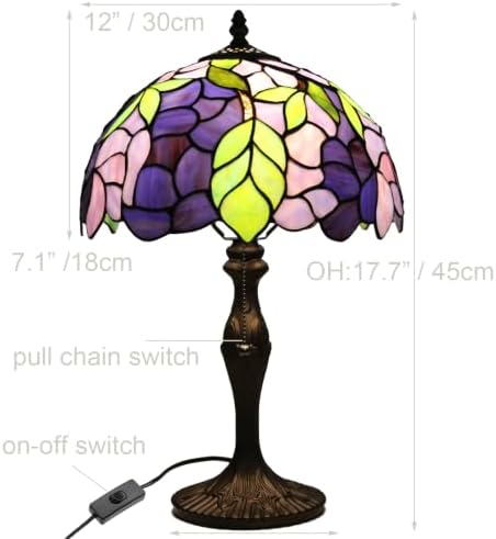 Compatible with Tiffany Style Lamp Stained Glass Table Lamp