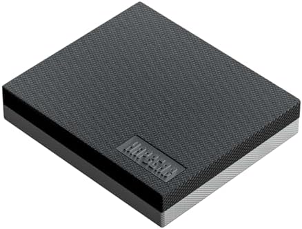 HAPBEAR Exercise Balance Pad - 15"x12" Non-Slip Textured Bottom Stability Training Mat - 2.25" Thick Soft Cushioned Foam for Physical Therapy, Core Training & Home Workouts