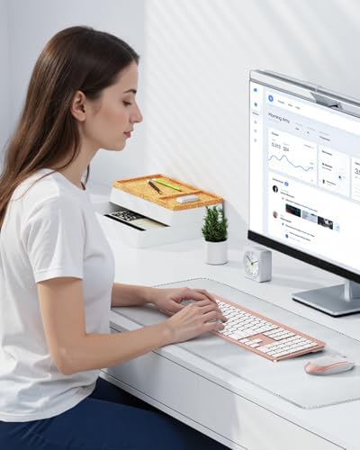 seenda Wireless Keyboard and Mouse Combo, Slim Full-Size Design