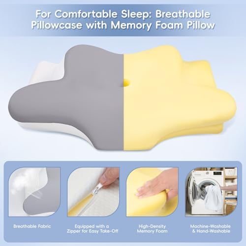 Cervical Neck Pillow, Ergonomic Memory Foam Pillow