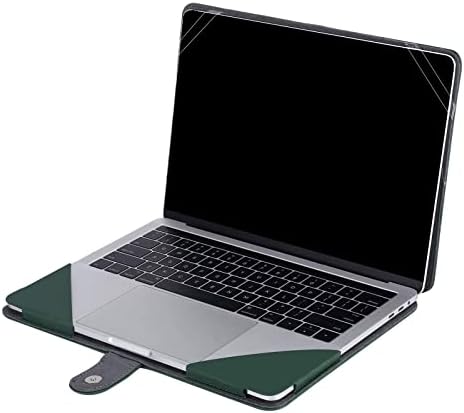 MOSISO PU Leather Sleeve Case Compatible with MacBook Air 13.6 inch