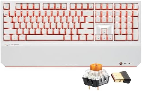 Hexgears X5 Wireless Mechanical Keyboard Full Size 108 Keys- Pink
