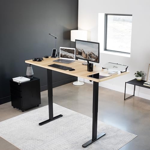 VIVO Light Wood 71 x 30 in Standing Desk, DESK-KIT-0B7C