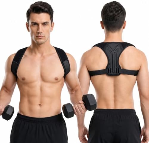 Workout Posture Corrector for Men, Upper Back Gym Trainer