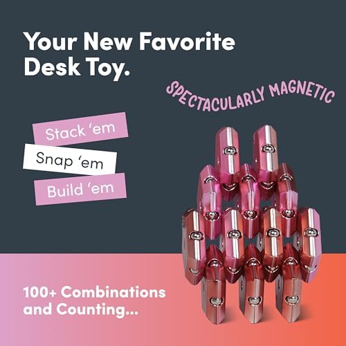 Speks Geode Magnetic Sensory Sphere, Stress Relief Tool, Executive Desk Toy