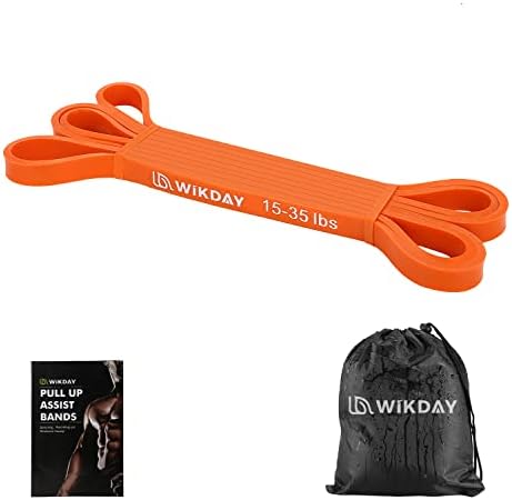 WIKDAY Resistance Bands for Working Out, Exercise Bands, Workout Bands, Pull Up Assistance Bands for Body Stretching Training Physical Therapy Muscle Training for Men & Women