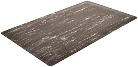 NoTrax 470S0312BL 470-Marble Sof-Tyle 3' x 12' Black Anti-Fatigue Mat with