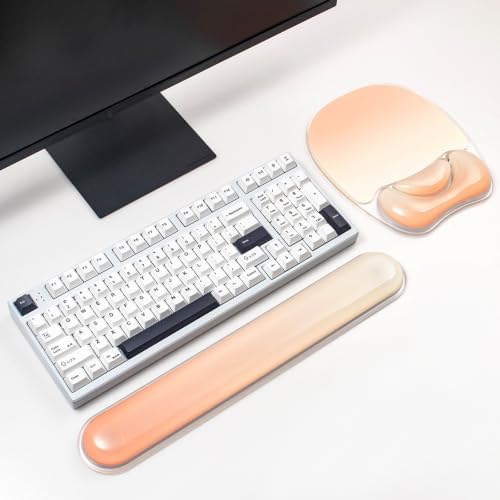 Keyboard Wrist Rest with Gel Mouse Pad Support - Office Accessories