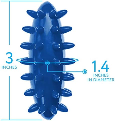 IMPRESA Spiky Sensory Roller - Multicolor 3-Pack, 3 in L x 1.4 in Dia Tactile Sensory Brush Roller for Kids - Stress Relief & Focus - Animal-Themed Monkey Spiky Fidget