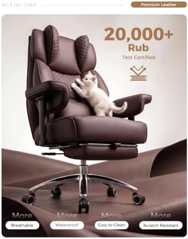 Big and Tall Office Chair, High Back Ergonomic Desk Chair