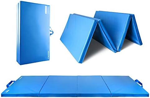RitFit Upgraded Folding Exercise Mat, 2 Inch Thick Gymnastics Mat