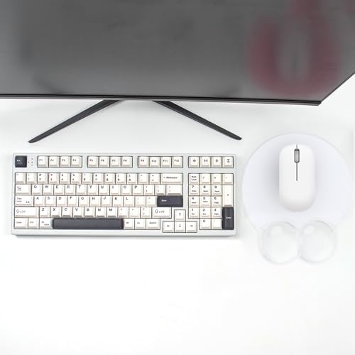 Gel Mouse Pad with Wrist Rest Ergonomic Clear Mousepad Support Pain Relief