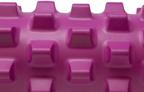 RumbleRoller Original Foam Roller Deep Tissue Massage Roller for Muscle Recovery (Midsize 22-Inch Pink)