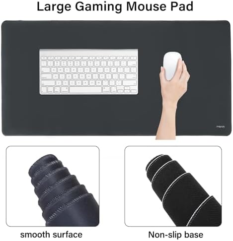 MOSISO Keyboard Mouse Pad Set, Large Gaming Mouse Pad&Keyboard Wrist Rest