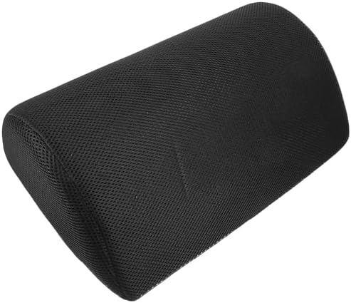 Semi Cylindrical Leg Pillow for Feet and Legs Support Black