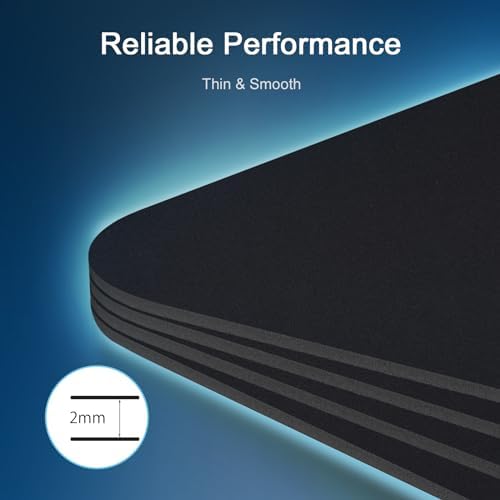 Senetem XXXL Mouse Pad 35.4x15.7 in, Large Gaming Desk Mat, Black Non-Slip