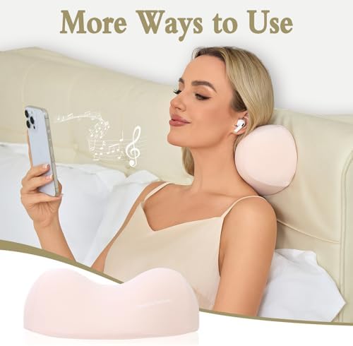 HydroAurum Cervical Neck Pillow, 100% Memory Foam Neck Roll Pillow for Neck and Shoulder Pain Relief, Orthopedic Support for Office Workers, Drivers & Yoga