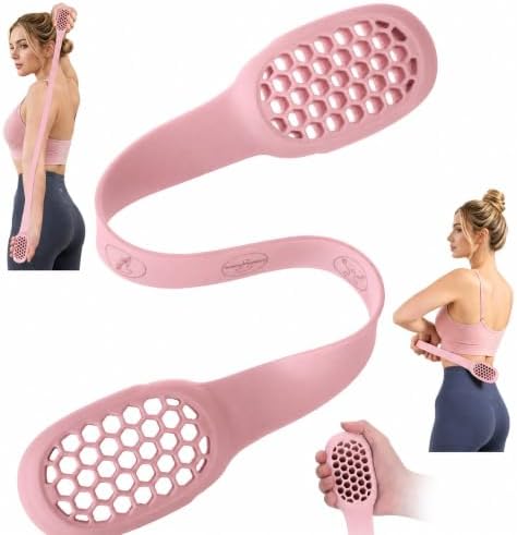 Resistance Band for Women, Silicone Shoulder Opener Back Stretcher,Stretch Bands for Exercise, Pull Exerciser for Posture Correction, Hand Grip Strengthener for Home Gym Office Travel