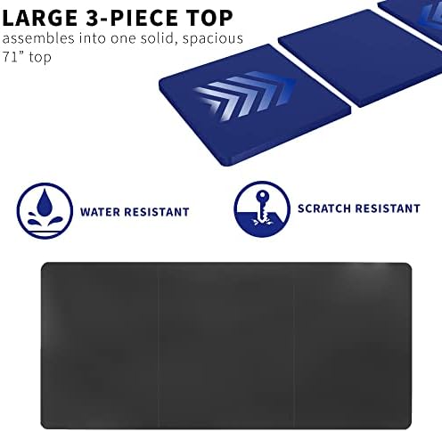 VIVO Black 71 x 36 in Table Top, DESK-TOP72-36B