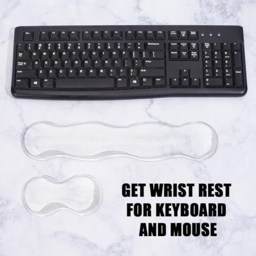 2 Pcs Gel Wrist Rest for Keyboard and Mouse for Office Gaming