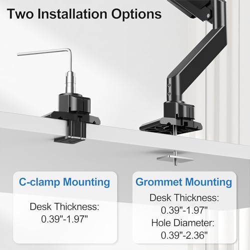 Heavy Duty Monitor Mount for Max 49" Ultrawide Screens