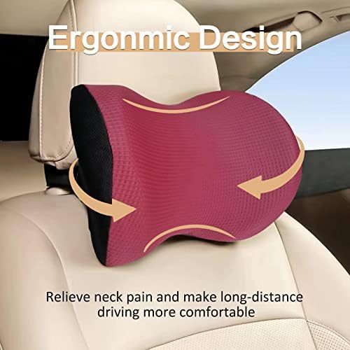 Super Versatile Car Headrest Pillow, Soft Car Pillow for Neck Pain Relief