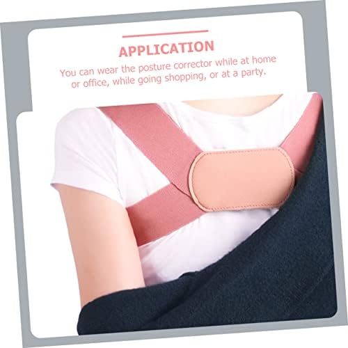 Alipis Back Straightener Brace Adjustable Hidden under Clothes for Adults