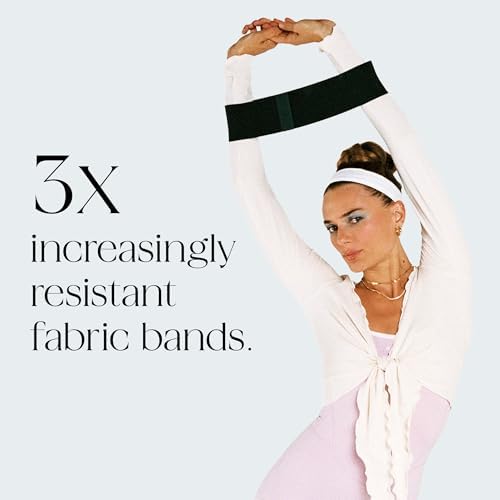 Bala Bands Resistance Bands, Non-Slip Fabric Exercise Bands