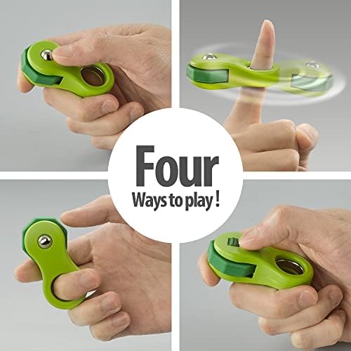 Yolscue Fidget Toy,Fidget Spinners Toy for Adults and Kids,Gifts Suitable for Children with Autism and ADHD,Quiet Office Desk Toy,Excellent for Relieving Stress and Anxiety Toys(Green)