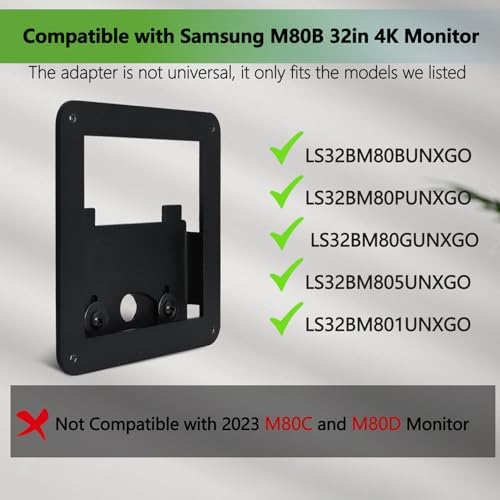M80B Monitor Stand Compatible with Samsung M8 Series 32in 4K Monitor