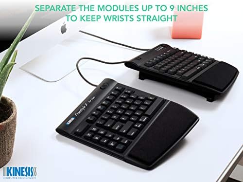 KINESIS Freestyle2 Ergonomic Keyboard w/ VIP3 Lifters for Mac (9" Separation)