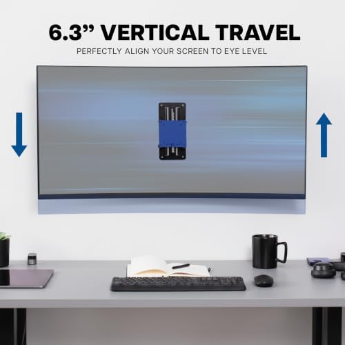 VIVO Black 17-49 in Single Ultrawide Wall Mount, MOUNT-VW49A