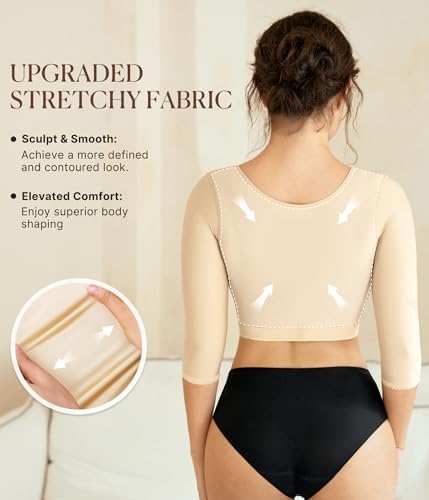 BRABIC Upper Arm Shaper for Women Post Surgical Slimmer Compression Sleeves