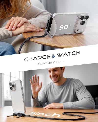 USB C to USB C Cable, 240W Fast Charging Cable with Built-in Phone Stand