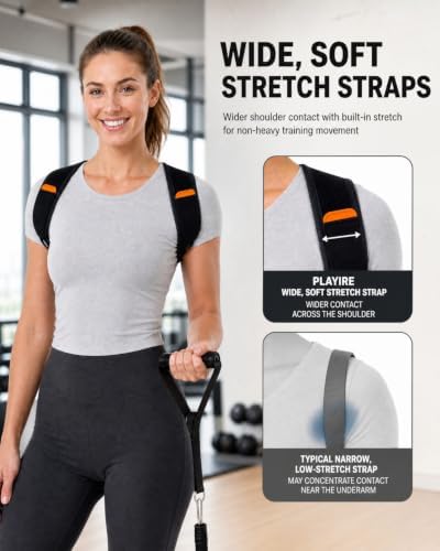 Women’s Gym Workouts Posture Corrector, Upper Back Brace for Sports