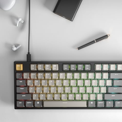 Keychron C1 Pro TKL Custom Wired Mechanical Keyboard, RGB Backlight