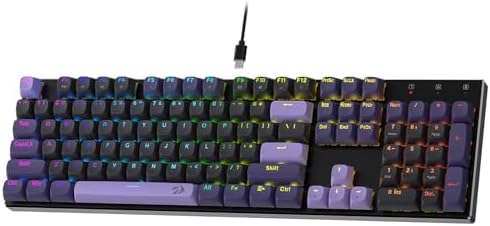 Redragon K556 104-Key Wired RGB Hall-Effect Rapid Trigger Gaming Keyboard