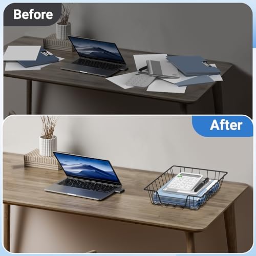 A4 Letter Magazine Desk File Storage Tray Organizer Bin (6)